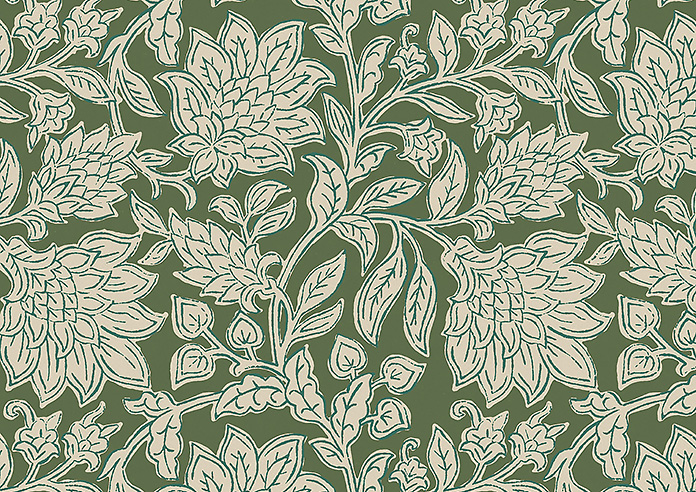 Land & Shore Rowallane, Green - Made to Measure Curtains - Image 8